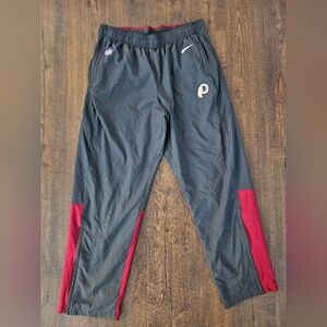 Vintage NFL Nike Dri fit On field Apparel Washington  black track pants XL#NFL